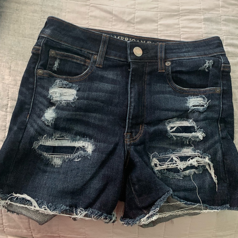 American Eagle Dark Wash Shorts